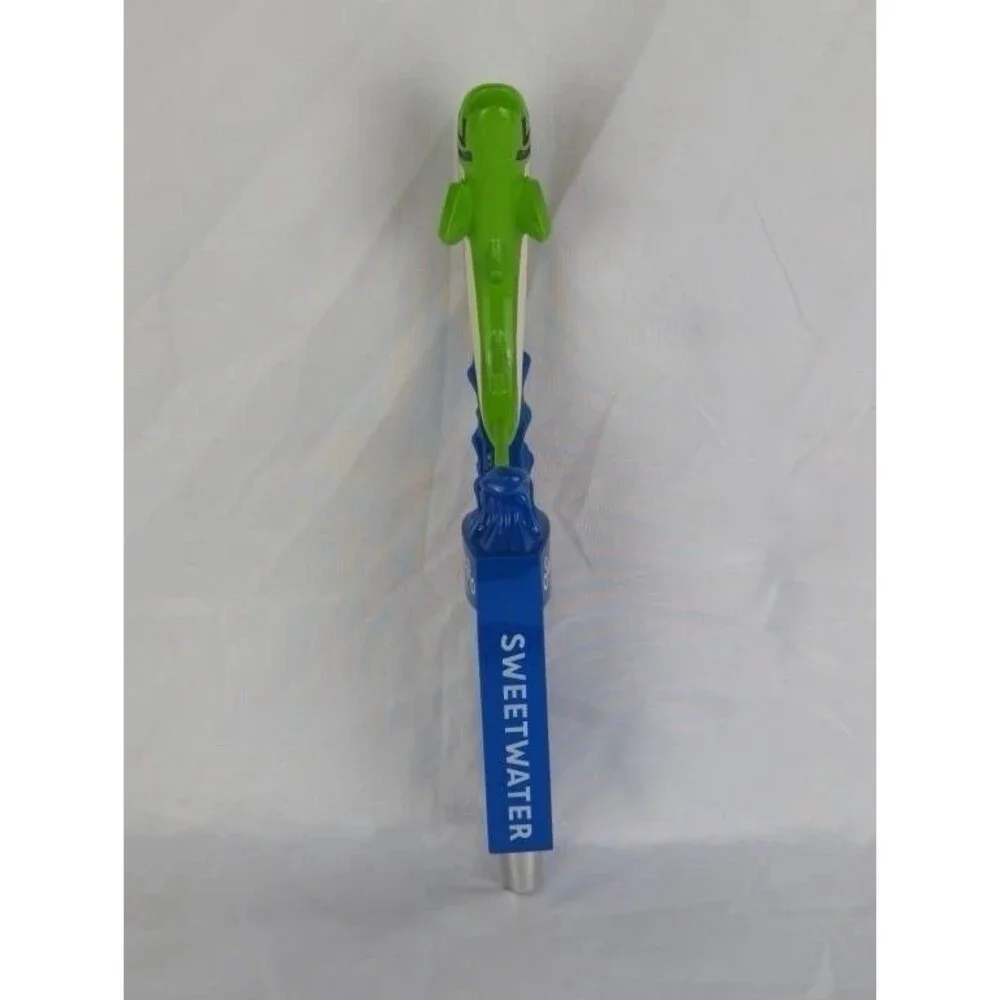 SweetWater Brewing Co. Beer Tap Handle Blue Green Fish Bar Knob Breweriana